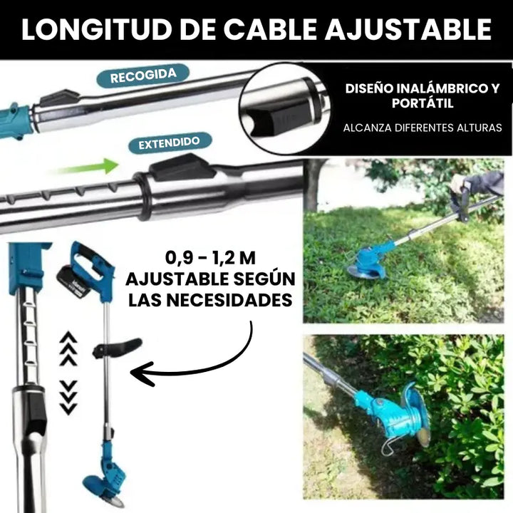 Cortadora de Cesped Inalámbrica TurboBlade™ [2 BATERÍAS RECARGABLES]