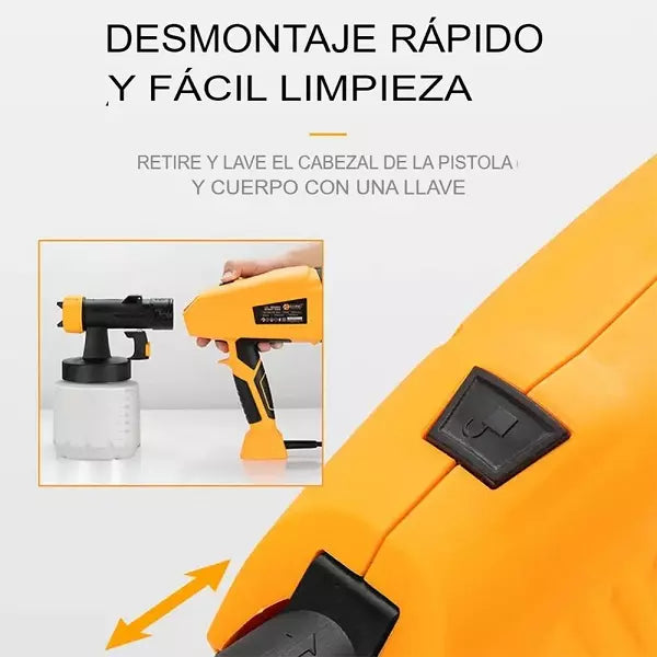 Pistola Pulverizadora COOLFIX™ Eléctrica APROVECHAMIENTO Y AHORRO DEL 60% EN PINTURA