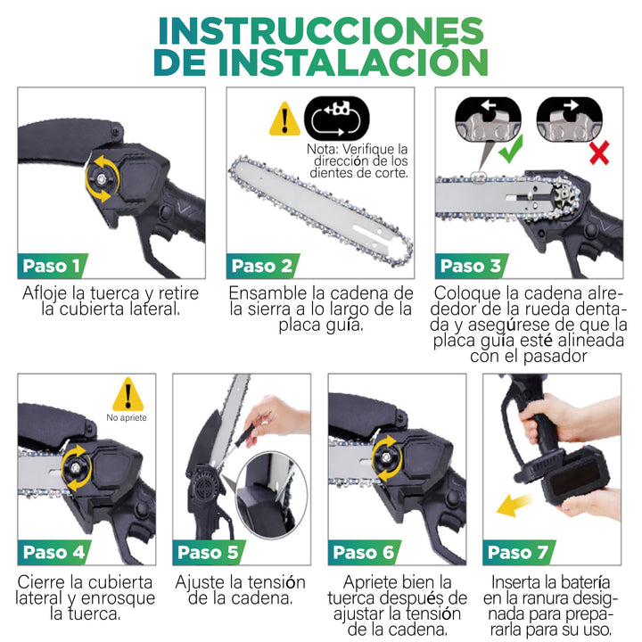 ULTIMAS 12 UNIDADES | Motosierra Electrica SERRUX®